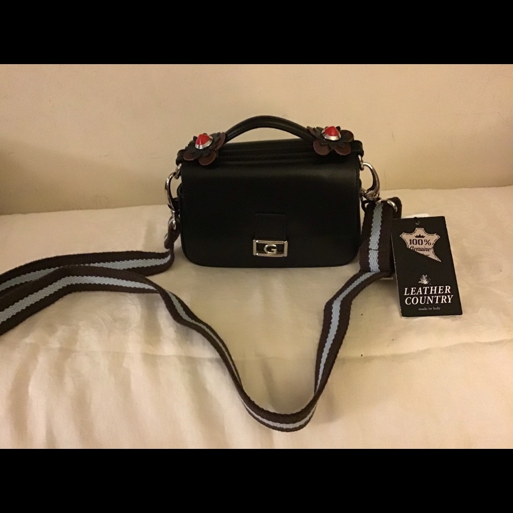 NWT, Leather Country Crossbody. From Italy.